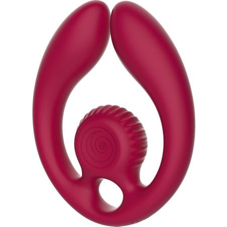SNAIL VIBE GIZI DUO ESTIMULADOR DE PAREJAS CONTROL REMOTO BURDEOS