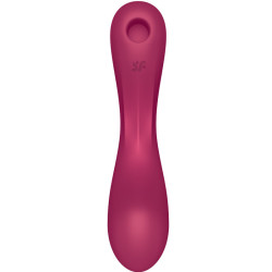 SATISFYER CURVE TRINITY 1 AIR PULSE VIBRATION ROJO