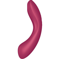 SATISFYER CURVE TRINITY 1 AIR PULSE VIBRATION ROJO
