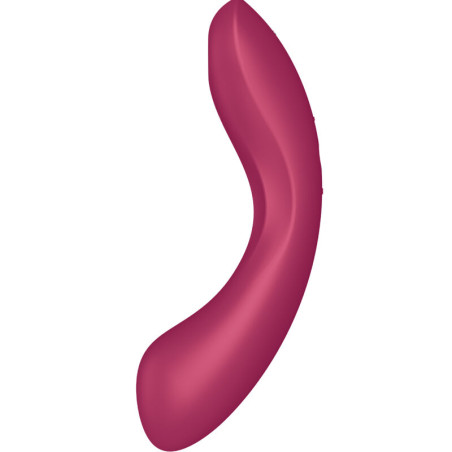 SATISFYER CURVE TRINITY 1 AIR PULSE VIBRATION ROJO
