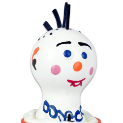 CONDOMERIE PRESERVATIVO DECORATIVO PINTADO A MANO PUNK