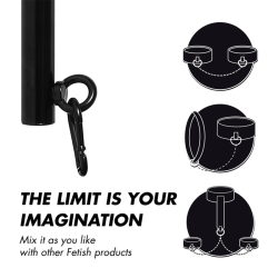 FETISH SUBMISSIVE BONDAGE BARRA SEPARADORA AJUSTABLE 4 PIEZAS