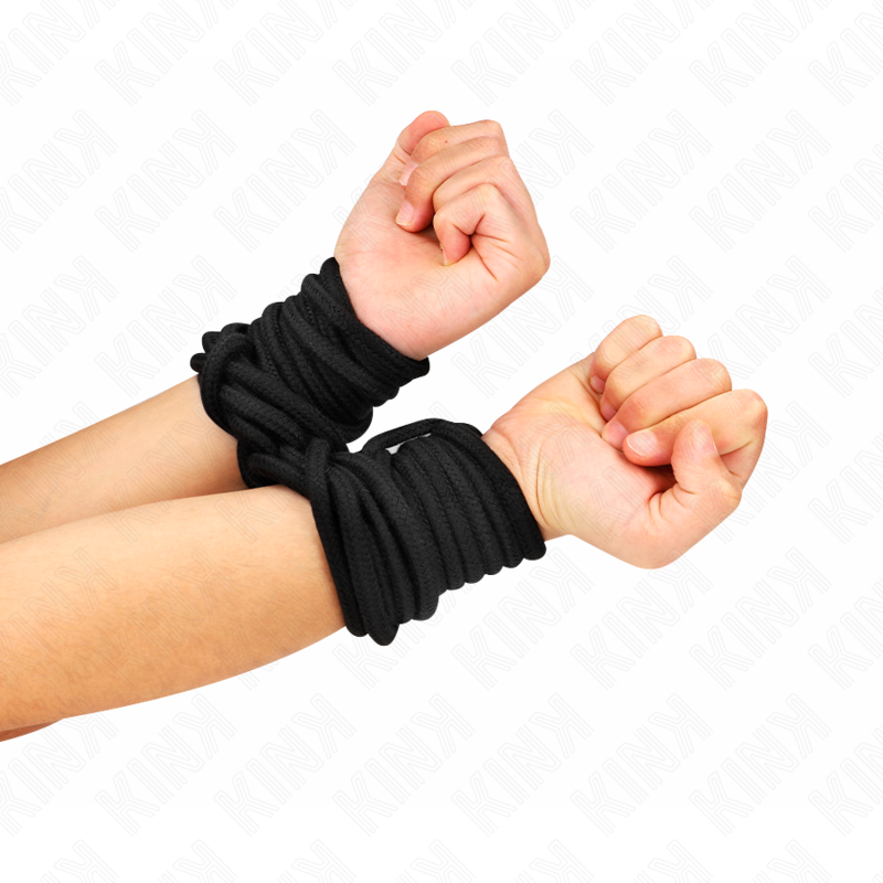 KINK CUERDA DE ALGODON 10 METROS NEGRO