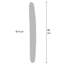 GET REAL DILDO DOBLE DONG DE SILICONA CARAMELO 40 CM