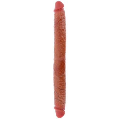 GET REAL DILDO DOBLE DONG DE SILICONA CARAMELO 46 CM