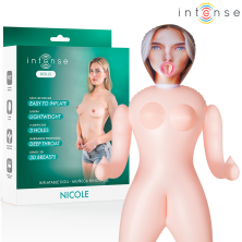 INTENSE DOLLS NICOLE MUNECA HINCHABLE CON TRES ORIFICIOS
