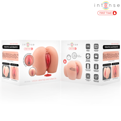 INTENSE FIRST TIME ARIANA VAGINA VIBRADORA VIRGEN CON HIMEN Y SANGRADO