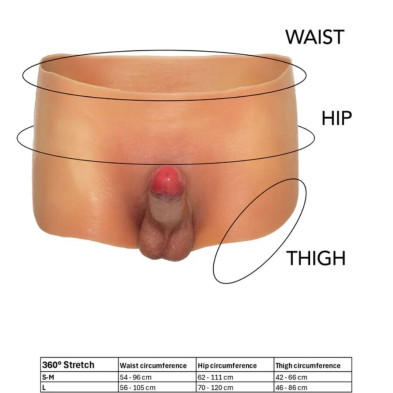 HIDDEN DESIRE ALTER EGO BOXER CON PENE 18 CM NATURAL TALLA L