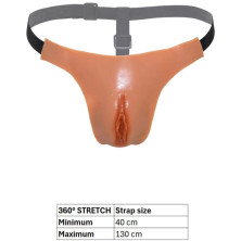 HIDDEN DESIRE ALTER EGO TANGA VAGINA ABIERTA AJUSTABLE NATURAL