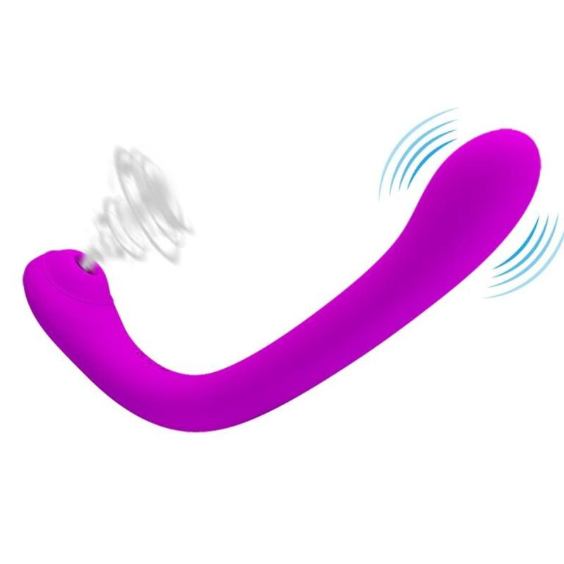 PRETTY LOVE ALEX VIBRADOR Y SUCCIONADOR DE CLITORIS LILA