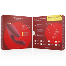 WOMANIZER DUO 2 ESTIMULADOR BURDEOS