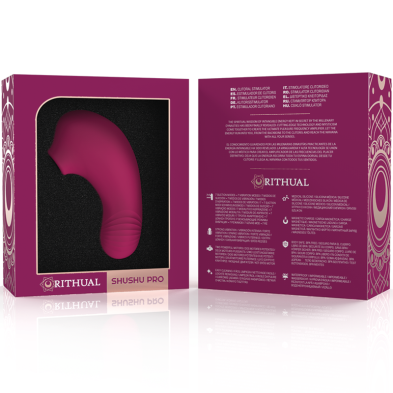 RITHUAL SHUSHU PRO POCKET ESTIMULADOR CLITORIS 2 POTENTES MOTORES ORQUIDEA