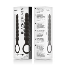 BLACKSILVER BOB POTENTE VIBRADOR DILATADOR ANAL SILICONA