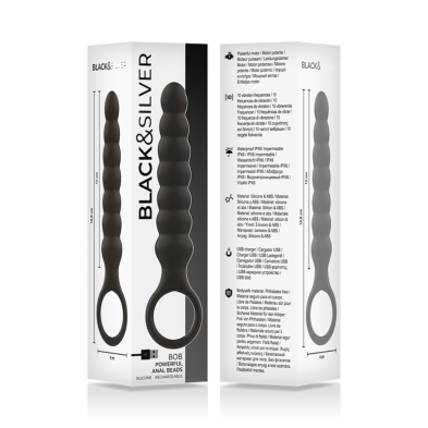 BLACKSILVER BOB POTENTE VIBRADOR DILATADOR ANAL SILICONA