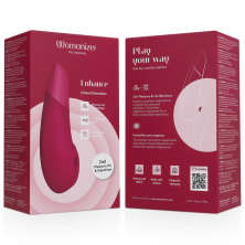 WOMANIZER ENHANCE ESTIMULADOR DE CLITORIS ROSA VIBRANTE