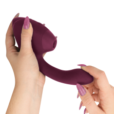 WOMANIZER DUO NEXT ESTIMULADOR VIBRADOR DUAL CLITORIS PUNTOG ROSA