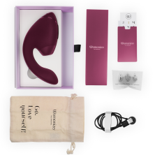 WOMANIZER DUO NEXT ESTIMULADOR VIBRADOR DUAL CLITORIS PUNTOG ROSA