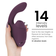 WOMANIZER DUO NEXT ESTIMULADOR VIBRADOR DUAL CLITORIS PUNTOG MORADO