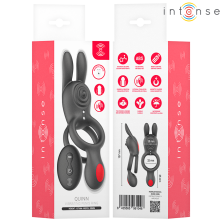 INTENSE QUINN ANILLO DOBLE CON VIBRACION CONTROL REMOTO