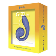 SNAIL VIBE GIZI LITE VIBRADOR DUAL PUNTO G Y CLITORIS MORADO