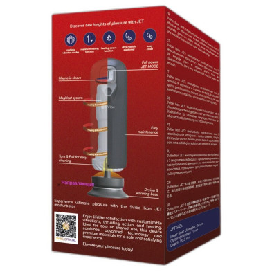 SNAIL VIBE IKON JET MASTURBADOR EFECTO CALOR Y EMPUJE