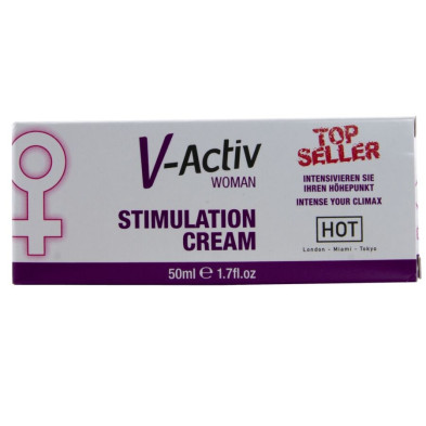 HOT V ACTIV CREMA ESTIMULANTE PARA MUJER 50 ML