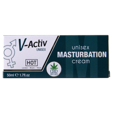 HOT CREMA DE MASTURBACION CON CBD UNISEX 100 ML