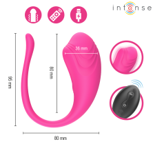 INTENSE OLIVIA HUEVO VIBRADOR ROSA CONTROL REMOTO