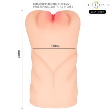 INTENSE DEEP TOUCH KRISTA MASTURBADOR ANO Y VAGINA CON EFECTO SUCCION VIBRACION Y VOZ 12 KG