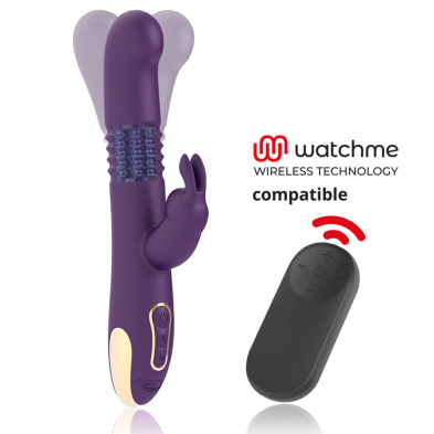 TREASURE BASTIAN RABBIT UP DOWN ROTADOR VIBRADOR MANDO CONTROL REMOTO WATCHME