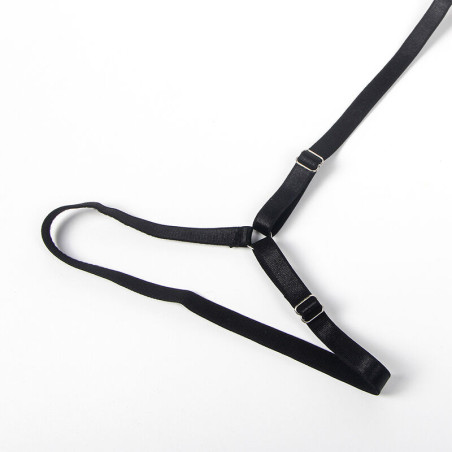 SUBBLIME DISFRAZ POLICIA BODY ENCAJE NEGRO L XL