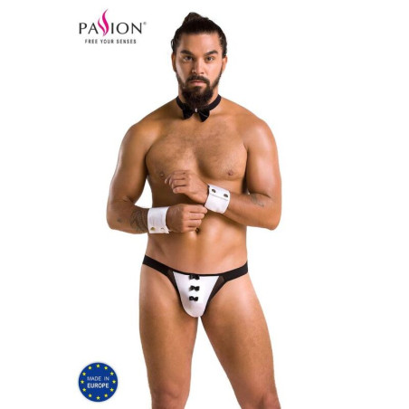 PASSION 036 SLIP ALFROJO NEGRO L XL