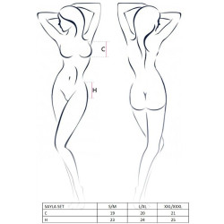 PASSION WOMAN SAYLA SET NEGRO TALLA S M