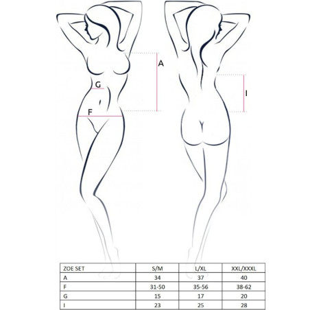 PASSION WOMAN ZOE SET TALLA S M