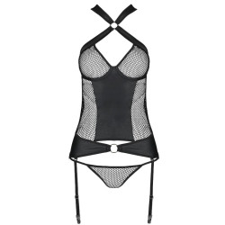 PASSION AMANDA CORSET CUERO ECOLOGICO L XL