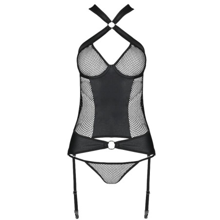 PASSION AMANDA CORSET CUERO ECOLOGICO L XL